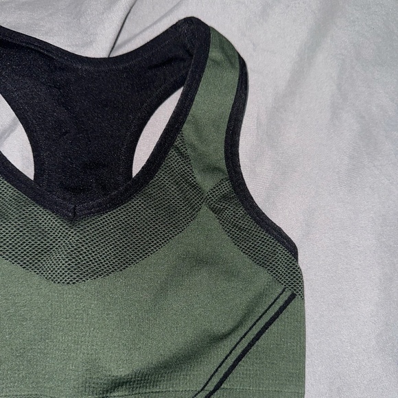 Women's Sports Bra - Forest Green - US Small - Athletic Works - Picture 1 of 9